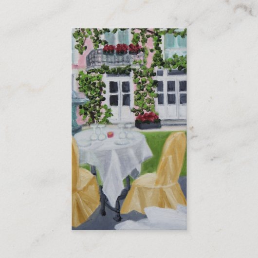 La Table des Marechaux visitekaartje (Voorkant)