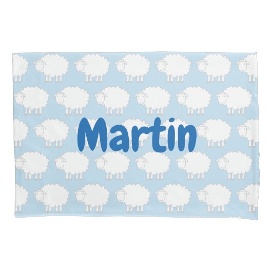 La taie d'oreiller de l'enfant avec le motif (devant)