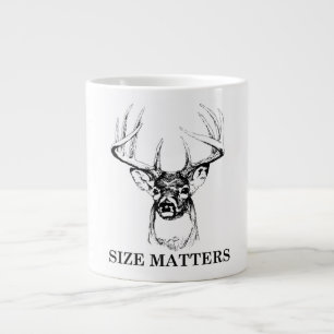 La taille importe tasse enorme