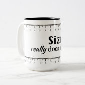 La taille vraiment importe tasse (Devant gauche)