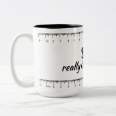 La taille vraiment importe tasse (Gauche)