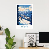La Tania Ski Poster 1 (Bureau à domicile)