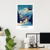 La Tania Wall Art Ski Poster 1 (Bureau à domicile)