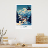 La Tania Wall Art Ski Poster 1 (Cuisine)