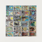 La Tapisserie Combo Majeure Arcana de la carte Tar (Devant (Horizontal))