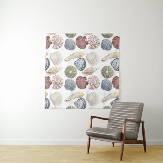 La Tapisserie de la plage côtière de Shells (En situation (horizontale))