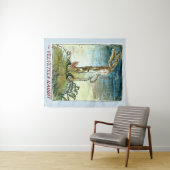 La tapisserie de lapin de velventine (En situation (horizontale))