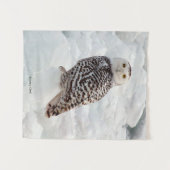 La tapisserie de Snowy Owl (Devant (Horizontal))