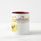 La tasse 15oz de vache à Guernesey (Centre)
