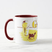 La tasse 15oz de vache à Guernesey (Gauche)