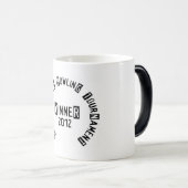 La tasse 2012 de monticule de bowling du gagnant (Devant droit)