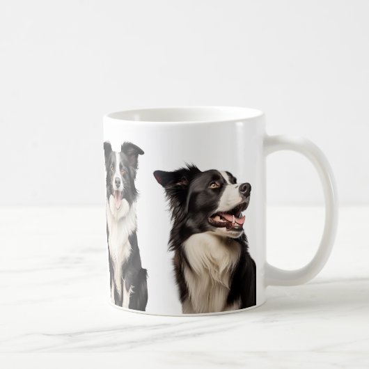 La tasse à café de l'amant de Collie Border (Droite)