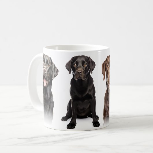 La tasse à café de l'amant du Black Lab (Devant gauche)