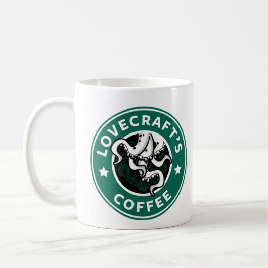 La tasse à café de Lovecraft's Coffee (Gauche)