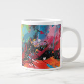 La tasse à design abstrait multicolore (Droite)