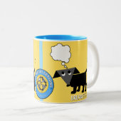 La tasse à deux tons "Dream Big" de Rego Berto (Devant droit)