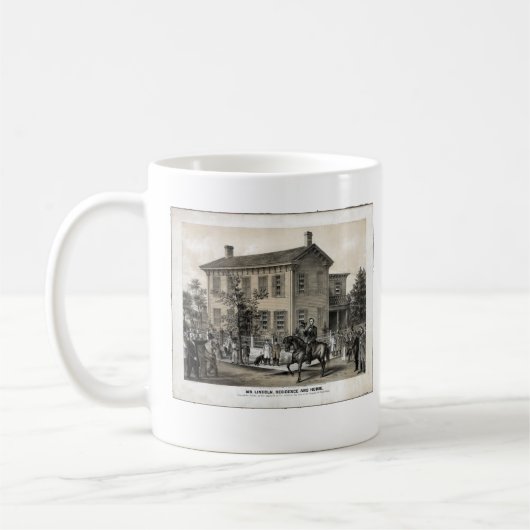 La tasse à la maison d'Abraham Lincoln (Gauche)