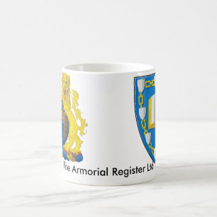 La tasse armoriale du registre 325g (11oz)