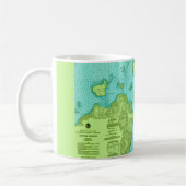 La tasse avec la carte des îles Apostle (Gauche)