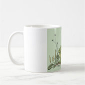 La tasse avec l'image drôle de grenouille verte (Gauche)