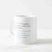 La tasse blanche de lapin (Devant gauche)