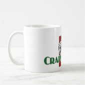 La tasse blanche de l'intoxiqué de merdes (Gauche)