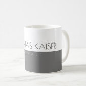 La Tasse Blanche Grise (Devant droit)