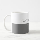 La Tasse Blanche Grise (Gauche)