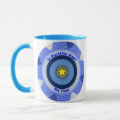 La tasse bleue de faucon (Gauche)