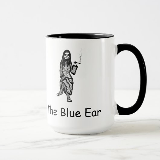 La tasse bleue d'oreille (Droite)