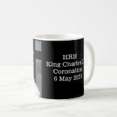 La tasse commémorative du couronnement du roi Char (Devant droit)