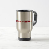La tasse de 2010 voyages, mon nom est Duncan (Devant droit)