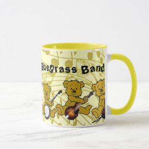 LA TASSE DE BANDE DE BLUEGRASS D'OURS