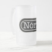 La tasse de bière de logo de norme (Devant gauche)
