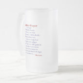 La tasse de bière de prière de bière ! (Devant gauche)