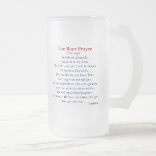 La tasse de bière de prière de bière !