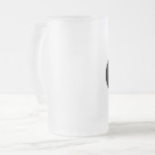 La tasse de bière fâchée de serveur - logo latéral (Devant gauche)