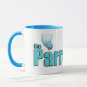 La tasse de café bleue Pacifique de Parrotlets (Gauche)