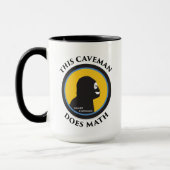 La tasse de café cet homme des cavernes futé fait (Gauche)