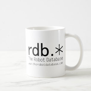 La tasse de café de base de données de robot