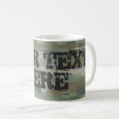 La tasse de café de camouflage de pixel de (Devant droit)