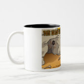 La tasse de café de caverne d'homme (Gauche)