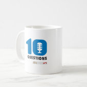 La tasse de café de journal de 10 questions aba (Devant gauche)