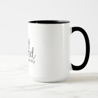 La tasse de café de matin, est aujourd'hui un jour