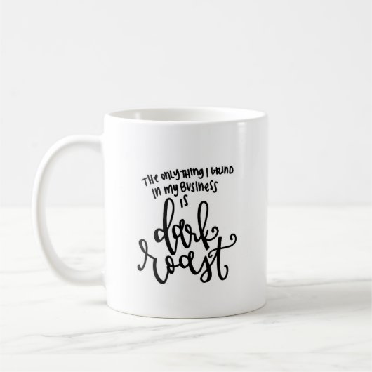 La tasse de café de morcellement (Gauche)