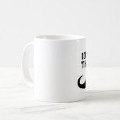 La tasse de café de moustache de PATRON, drôle (Devant gauche)