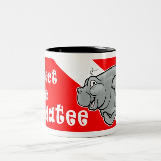 La tasse de café de plongeur de lamantin protègent (Centre)