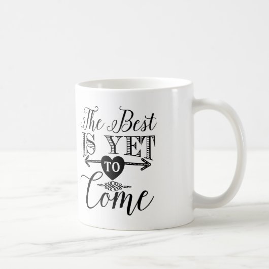 La tasse de café de typographie, le meilleur est (Droite)