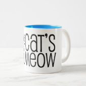 La tasse de café du Meow du chat (Devant droit)