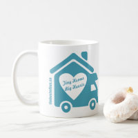 La tasse de café éclatée d'autobus